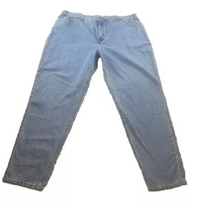 Vtg Levi's 550 Womens Denim Mom Denim Jeans Relaxed Fit Tapered Leg USA Size 24L